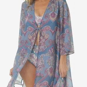 Romantic Getaway Mini Kimono Cover-Up